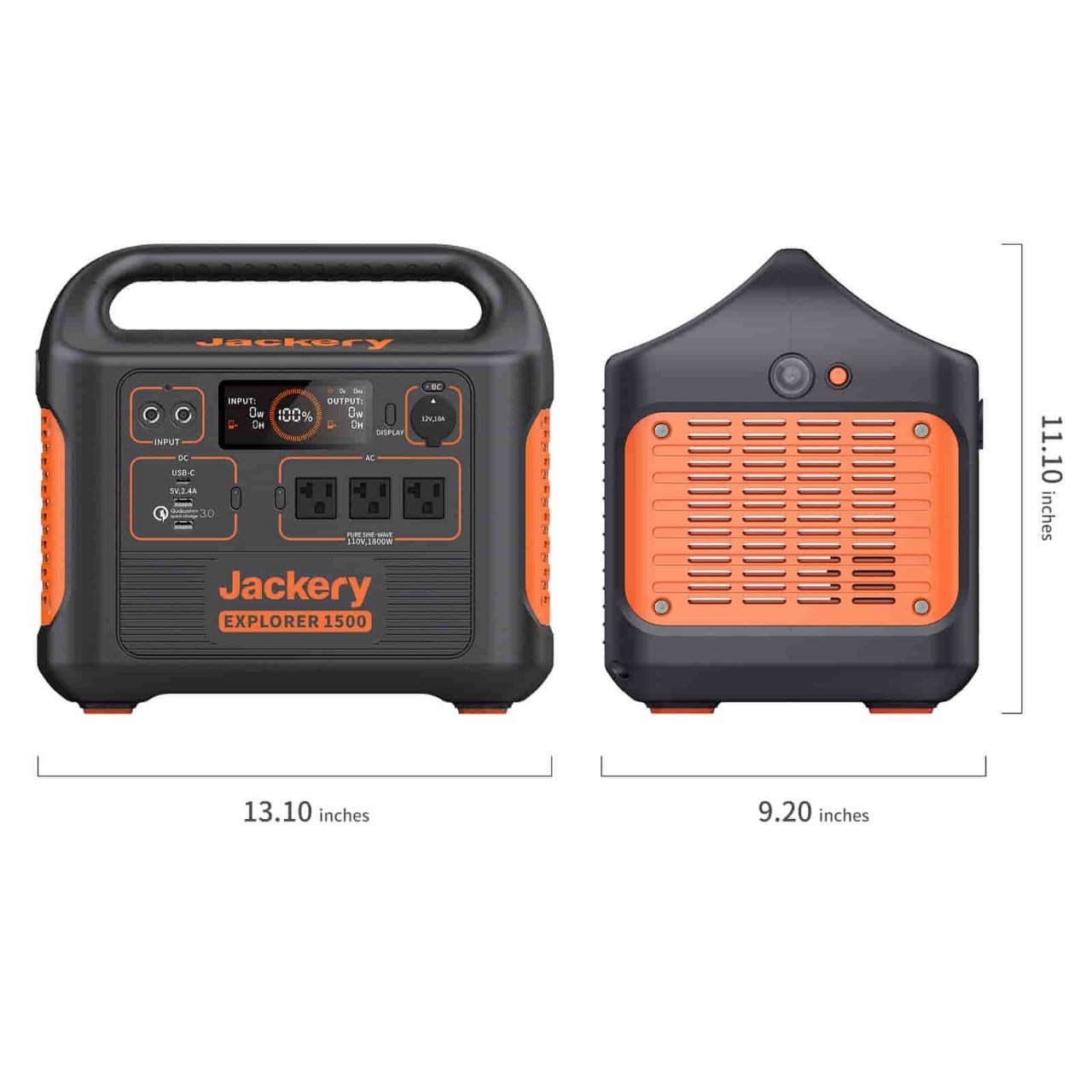 Jackery Solar Generator 1500 (Jackery 1500 + 2 X SolarSaga 100W)