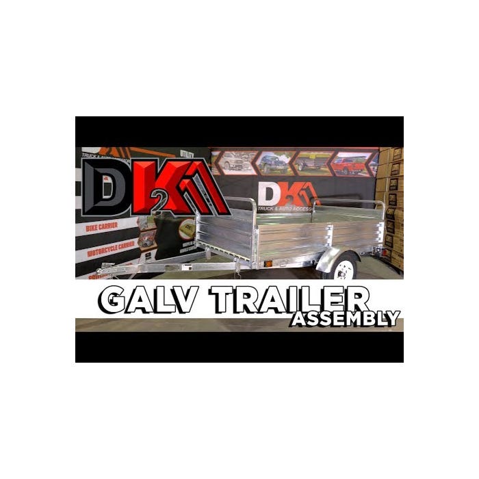 DK2 | MMT5X7G 4.5 ft. x 7.5 ft. Single Axle Galvanized Multi-Utility Trailer