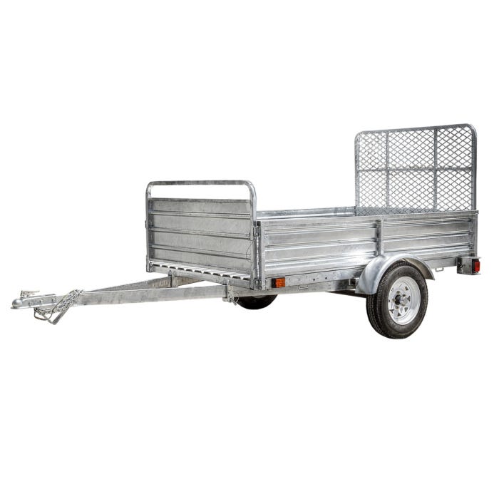 DK2 | MMT5X7G-DUG 4.5 ft. x 7.5 ft. Single Axle Galvanized Multi-Utility Trailer (Drive-Up Gate Included)