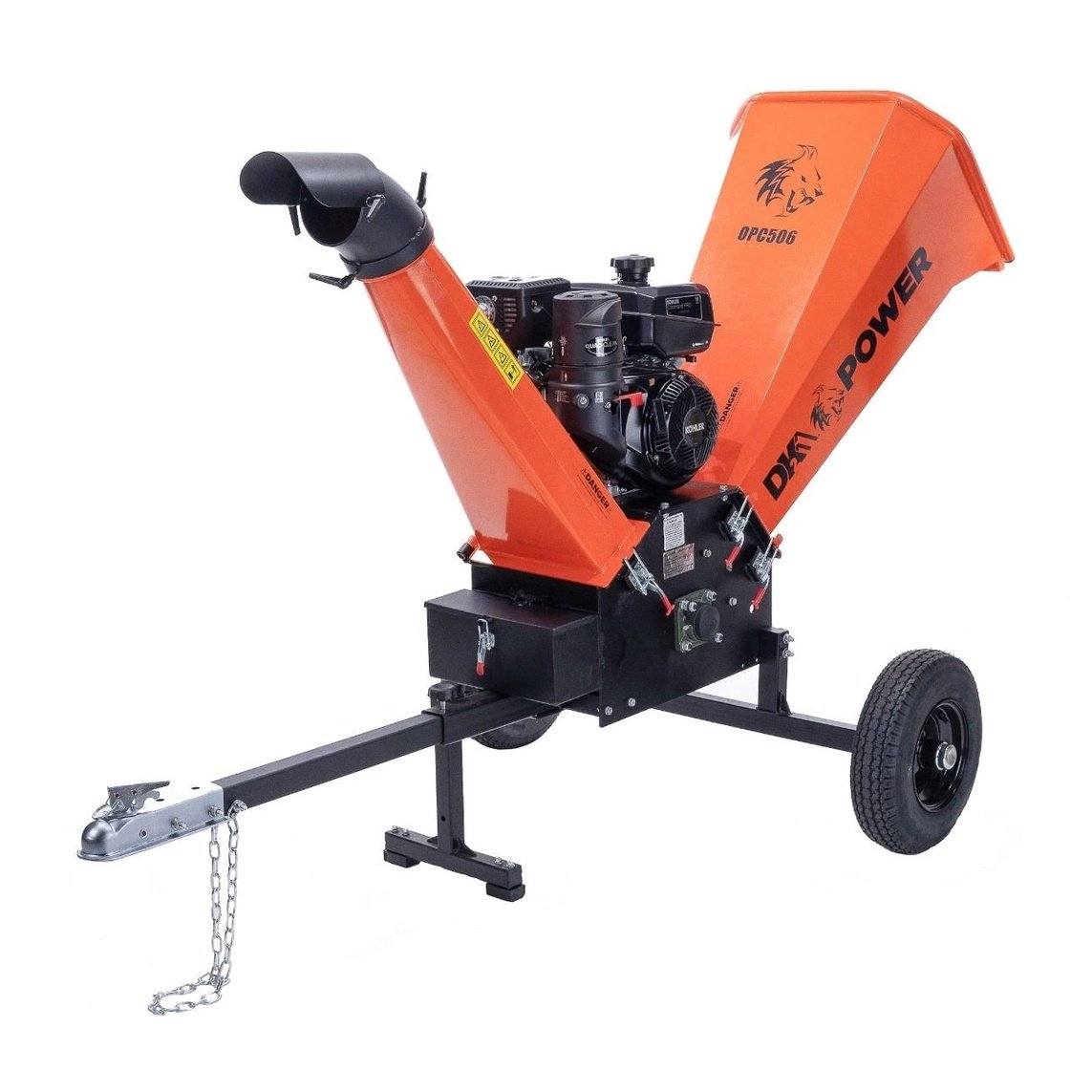 DK2 | OPC506E 6-Inch 14 HP 429 CC Cyclonic Drum Chipper Shredder (Electric Start)